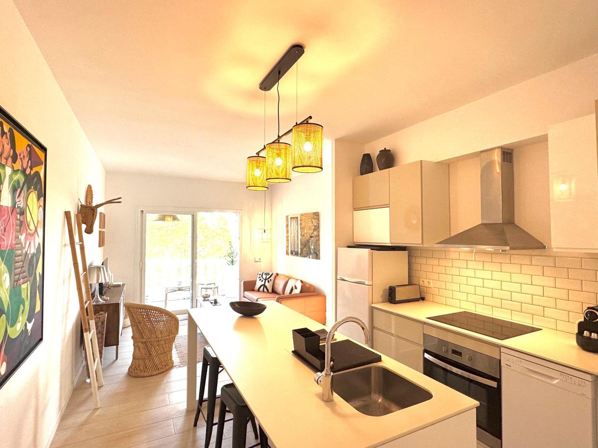 Appartement Nobe Es Pujols Proche Plage, Vue Mer Exterior foto